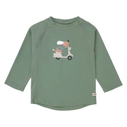 T-shirt Anti-UV Manches Longues Scooter Chien Vert - 7/12 Mois LÄSSIG