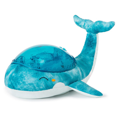Veilleuse bébé baleine Tranquil Whale Blue projection lumineuse apaisante
