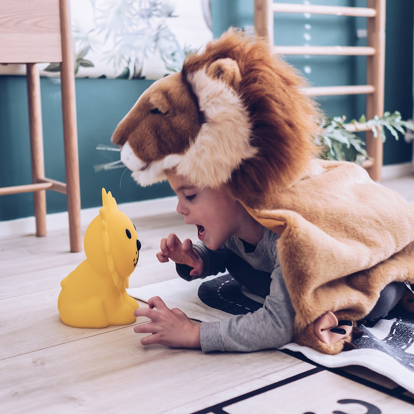 veilleuse lion mr maria rechargeable sans fil chambre enfant 3