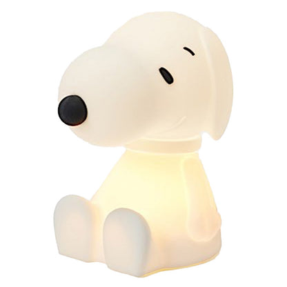ALT : Veilleuse Snoopy First Light de Mr Maria, silhouette du chien Snoopy en lumière.